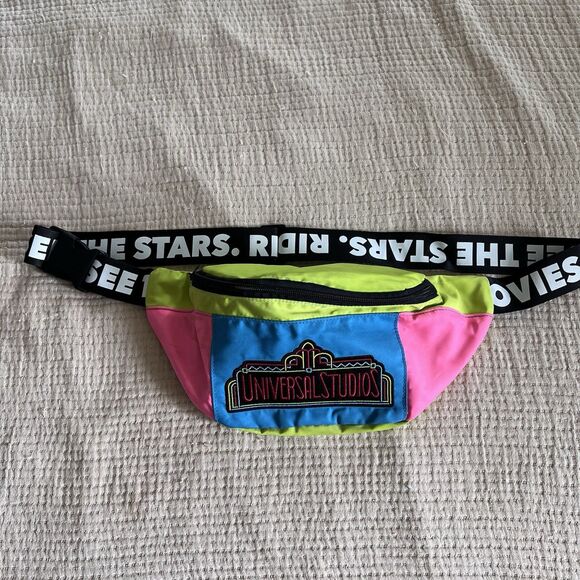Universal Studios Retro Neon Waist Bag Fanny Pack 30th Anniversary See The Stars